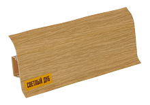 Пластиковый плинтус IDEAL Светлый дуб