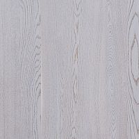 Паркетная доска Floorwood Дуб Робусто снежно-белый матовый лак 1П