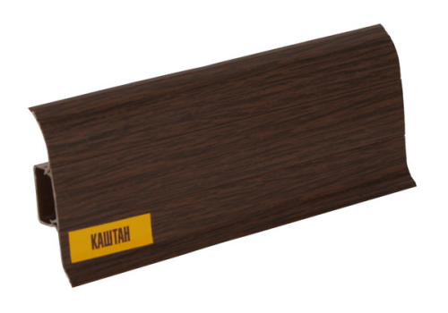 Пластиковый плинтус IDEAL Каштан Пластиковый плинтус IDEAL Каштан