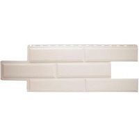 Цокольный сайдинг Венеция белый