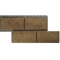 Цокольный сайдинг "Неаполитанский камень" бежевый